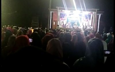 Pengajian Akbar Bersama Habib Umar Bin Hasyim AlQodri, Jamaah Padati Halaman Nurul Islam