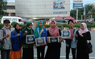 PMII IAIN Pontianak Kembali Turun ke Jalan Himpun Dana Bantuan Korban Palu dan Donggala