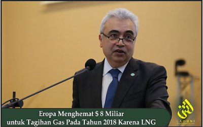 Eropa Menghemat $ 8 Miliar untuk Tagihan Gas Pada Tahun 2018 Karena LNG