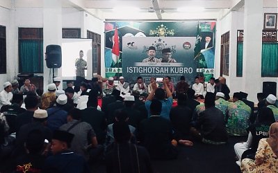 Istighotsah Kubro, PWNU Bali Teladani Semangat Resolusi Jihad KH. Hasyim Asy’ari