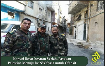 Konvoi Besar-besaran Suriah, Pasukan Palestina Menuju ke NW Syria untuk Ofensif