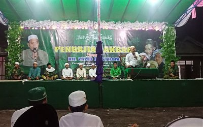 Ranting NU Madu Sari Gelar Pengajian Akbar Bersama KH Yazid Bustomi