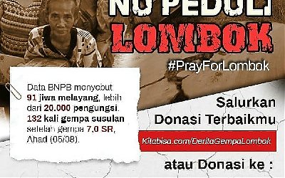 BCA Mataram Salurkan Bantuan Lewat 'NU Peduli Lombok'