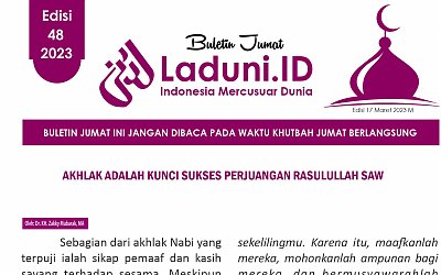 Buletin Jumat Laduni.ID Edisi 48: Akhlak Adalah Kunci Sukses Perjuangan Rasulullah SAW