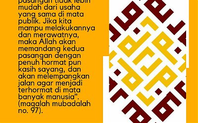 Urgensi Mubaadalah dan Teladan dalam Berumah Tangga