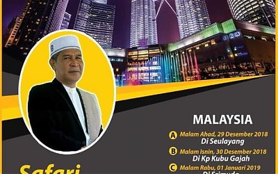 Ketua Himpunan Ulama Dayah Aceh Safari Dakwah ke Malaysia Selama Sepekan