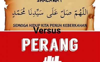 Berlomba Bershalawat Vs Memperbanyak Tagar, Siapa Sang Juara?