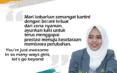 Pelajar Putri NU Rayakan Hari Kartini dengan Kobarkan Semangat Kartini
