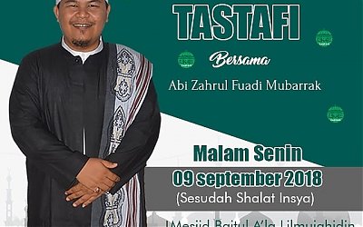 Malam Ini, Abi MUDI Isi Pengajian Tastafi di Masjid Baitul A' la Lil Mujahidin Beureunuen