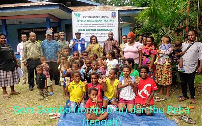 Kabid Paud dan Dikmas Jayapura Meresmikan Pembukaan Sekolah Paud TK & KB Tunas Nusantara Jaya