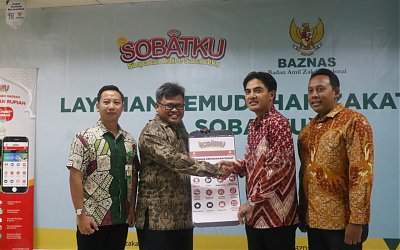 Permudah Berzakat, Baznas Gaet Aplikasi Sobatku