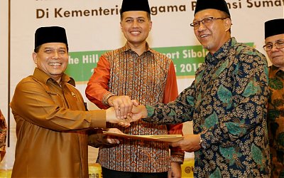 Kanwil Kemenag Aceh dan Sumut Teken MoU Penguatan Kerukunan Umat Beragama di Perbatasan