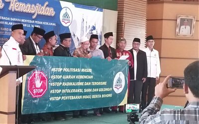 Halaqah Kemasjidan, Takmir Masjid se-DKI Deklarasi Tolak Politisasi Masjid