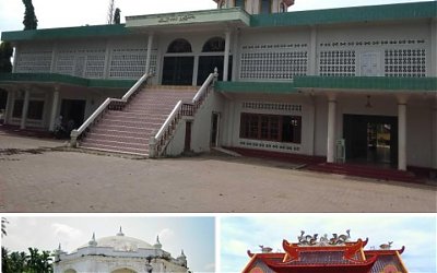 Vihara dan Masjid Baitul Manan Serta Rumoh Busoe Negeri Idi #2