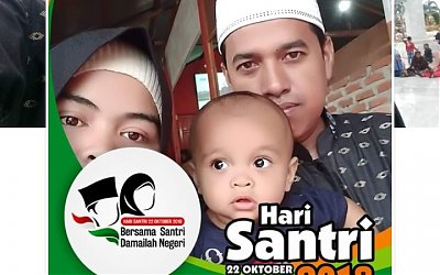 Damailah Negeri Ini Bersama Santri