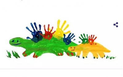 Google Doodle Rayakan Hari Ibu dengan Gambar Dinosaurus, Ini Maknanya