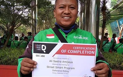 Ojek Online Harus Jadi Pelopor Keselamatan di Jalan Raya