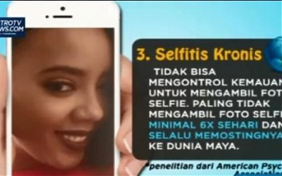 Fenomena Selfie dan Tingkatan Kejiwaannya