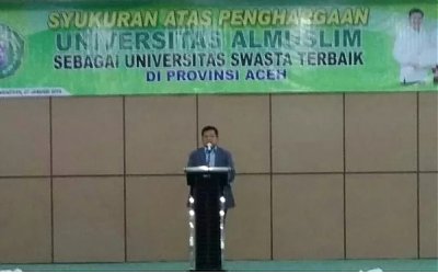 Umuslim Aceh Gelar Syukuran Pasca Raih Penghargaan PTS Swasta Terbaik