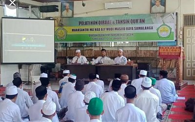 Mahasantri Ma'had Ali Dayah MUDI Samalanga Bireuen Ikut Pelatihan Tahsin Alquran dan Qiraat