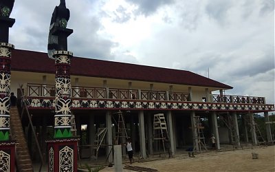 Rumah Adat Dayak Bengkayang Akan Diresmikan Juli 2019 Mendatang