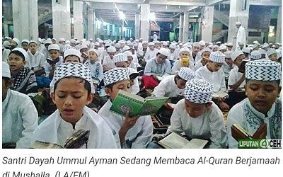 Hari Ini, Dayah Ummul Ayman Samalanga Umumkan Ketulusan Santri Baru