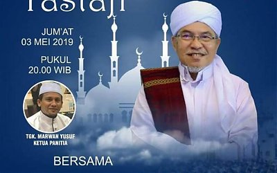 Malam Sabtu Ini, Abu MUDI Isi Pengajian Tastafi Menjelang Ramadhan di Masjid Raya Baiturrahman