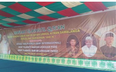 Qari Internasional Isi Haflah Al-Quran Perpisahan Santri Ummul Ayman Samalanga