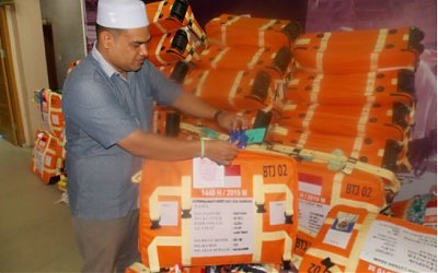 Agar Tak Tertukar, Koper Jemaah Haji Dipasangi Berbagai Tanda