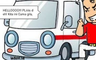 Kisah Pasien Gila Kasih Saran Supir Ambulance RSJ