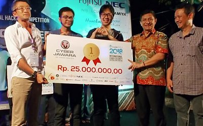 ITB Berhasil Jadi Juara Satu dan Tiga di Ajang Cyber Jawara 2018 di Bali