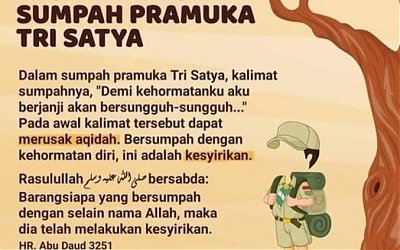 Kesyirikan Dalam Sumpah Pramuka