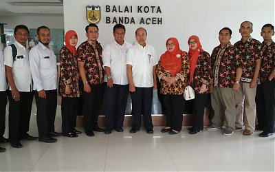 Pelajari Pengelolaan Jaringan Telekomunikasi, Pemko Cimahi Kunjungi Banda Aceh