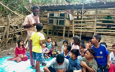 Peduli Anak, Pria Belgia ini bangun Lombok Children Protectin