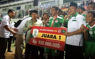 Pesantren Nurul Khairat Jadi Juara Baru Liga Santri 2018