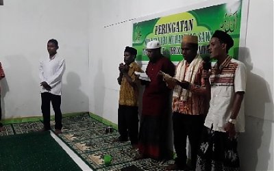 Perayaan Maulid Nabi Muhammad SAW, di TPA dan Madin Al-Ibriz Iru Nigeiyah, Sorong, Papua Barat