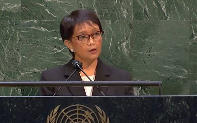 Menlu RI, Minta PBB Lakukan Tiga Langkah Hentikan Kekerasan di Palestina