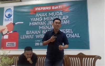 Mahasiswa UNM Sulap Minyak Jelantah Jadi Biodisel untuk Bahan Bakar Nelayan