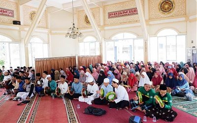 Begini Perayaan Muharram ala Mahasiswa Pecinta Shalawat di Lampung