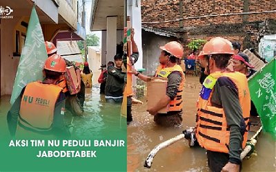 NU Peduli Korban Banjir Jabodetabek