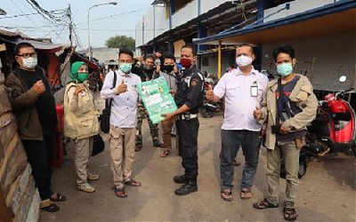 Satgas NU Peduli Covid-19 Bersama Unicef Galakkan Car of Covid-19 di Pasar