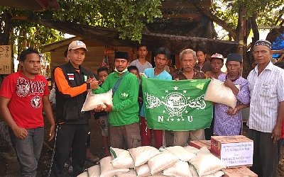 Terima Kasih NU Teriak Warga Lolu kepada Tim NU Peduli Sulteng