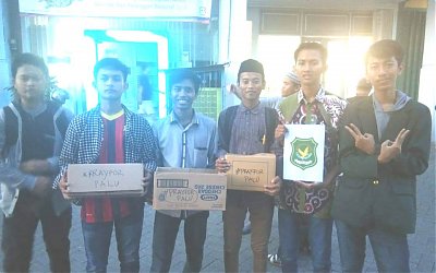 Ormada UINSA Gelar Aksi Solidaritas Peduli Palu dan Donggala
