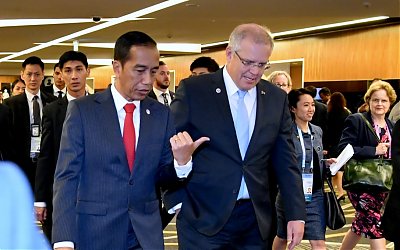 Jokowi Bertemu PM Australia Bahas Kerjasama Dua Negara
