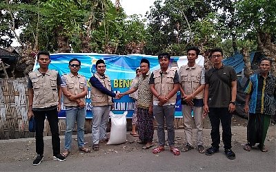 PB PMII Beri Sembako ke Desa Pohgading