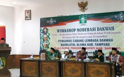 Bekali Pendakwah, LDNU Sampang Gelar Workshop Moderasi Dakwah