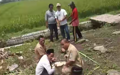 Lembaga Falakiyah NU Ukur Arah Kiblat Masjid Dekat Eks Lokalisasi
