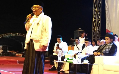 KH Ma'ruf Amin Sebut Pemilu Bukan Perang Badar