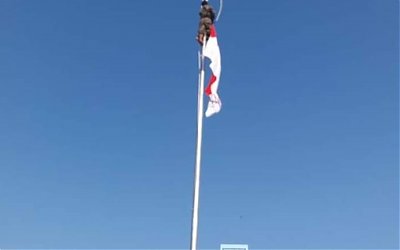Heroik, Inilah Aksi Suwardi Saat Panjat Tiang Membenarkan Kain Bendera yang Tersangkut