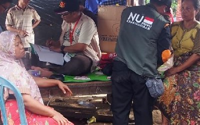 Demi Kesehatan Korban Terdampak, Tim Bekerja Sampai Larut Malam